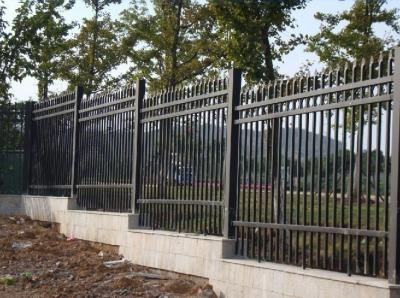 锌钢栅栏四横杆加花